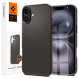 Puzdro Spigen pre iPhone 16 Plus, Thin Fit Mag, sivé + tvrdené sklo 9H