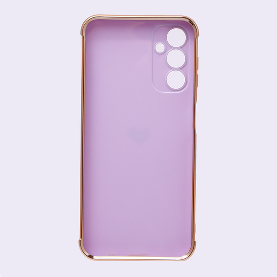 Obal na mobil pre Samsung Galaxy A14 4G/5G, Electro heart, fialové