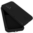 Love Mei Obal na mobil pre Samsung Galaxy A53 5G, armored with glass, čierne