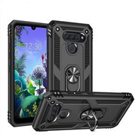 Pancierované obal na mobil pre LG K50 / Q60, Nox Case Ring, čierne