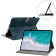 Obal na mobil pre Samsung Galaxy Tab S9, Wallet Pen Slot, zelený