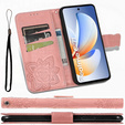 Klapkové puzdro pre Realme C71, Butterfly, ružové rose gold