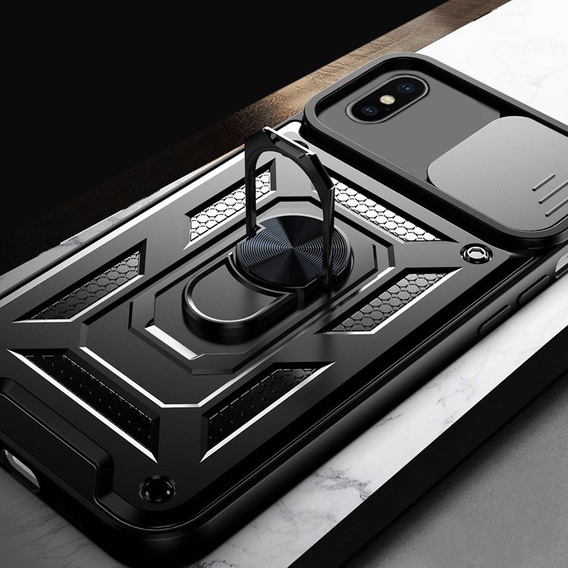 Obal na mobil pre iPhone XS MAX, CamShield Slide, čierne