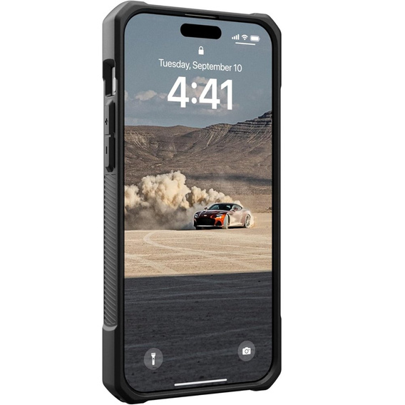 Puzdro Urban Armor Gear pre iPhone 15 Pro Max, Monarch, Kevlar čierne