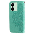 Klapkové puzdro pre Xiaomi Redmi 13C / Poco C65, Mandala Flower, zelené