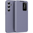 Flipové puzdro pre Samsung Galaxy S25+ Plus, Smart View Wallet, fialové