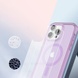 Puzdro pre iPhone 16 Pro Max, Shockproof Hybrid, s fóliou na displej, pre MagSafe, fialové