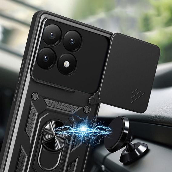 Pancierované puzdro CamShield Slide s krytom fotoaparátu a krúžkom pre Xiaomi 15T