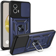 Obal na mobil pre Motorola Moto G73 5G, CamShield Slide, modré