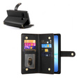 Flipové puzdro Wallet Zipper Pocket pre Samsung Galaxy A17 5G, Wallet Zipper Pocket, čierne