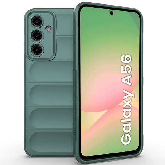 Obal na mobil pre Samsung Galaxy A56, Gaming Shockproof, zelený