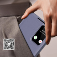 Flipové puzdro pre Samsung Galaxy S24 FE, Smart View Wallet, levanduľové