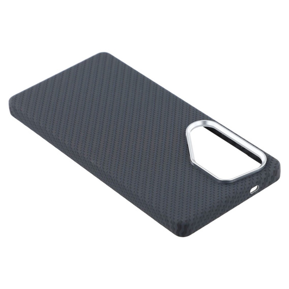 Puzdro pre Samsung Galaxy S25 Ultra, Carbon Fiber MagSafe, čierne