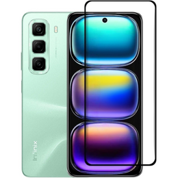 3D tvrdené sklo pre Infinix Hot 50 4G, čierny rám