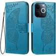 Klapkové puzdro pre Realme Note 70T 4G, Butterfly, modré