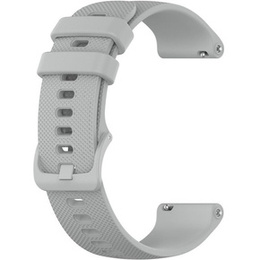 Pasek Silikonowy 18mm do Garmin Vivomove 3S / Vivoactive 4S, Grey