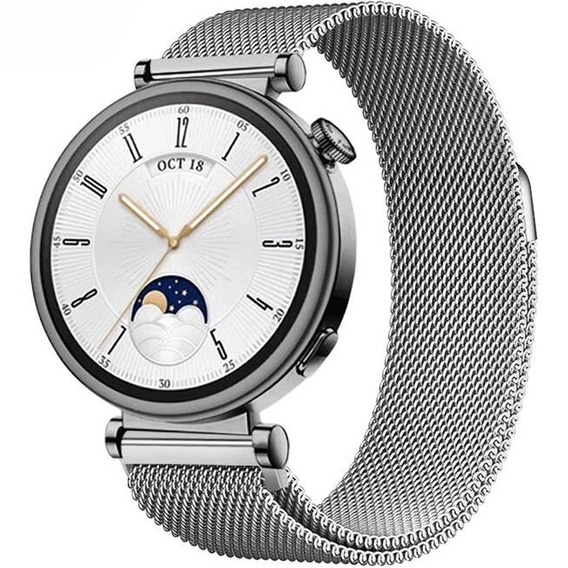 Bransoleta Milanese 18mm do Garmin Vivoactive 4S / Venu 2S, Black