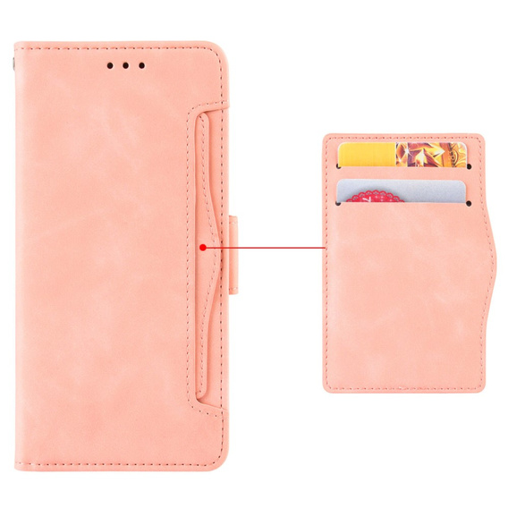 Klapkové puzdro pre Samsung Galaxy S23 FE, Card Slot, ružové