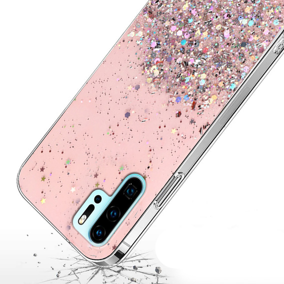 Obal na mobil pre Huawei P30 Pro, Glittery, ružové