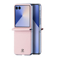 Puzdro Dux Ducis pre Samsung Galaxy Z Flip7 5G, Bril, ružové