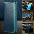 Klapkové puzdro pre Samsung Galaxy A54, ERBORD Waxy Wallet, modré