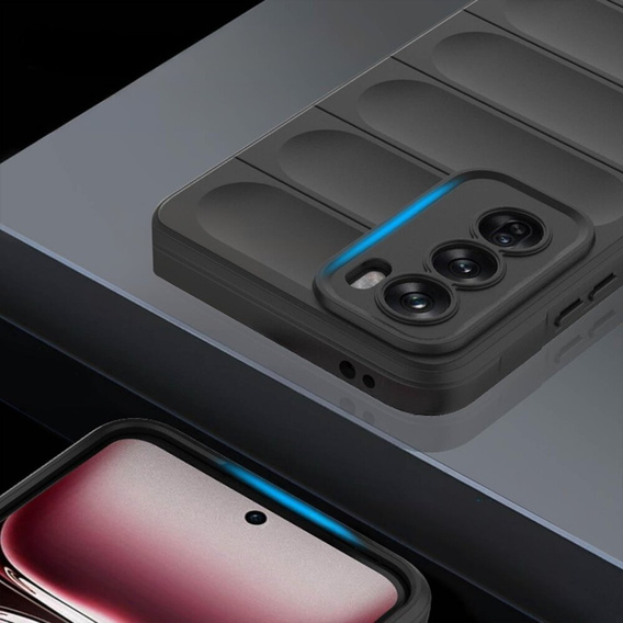 Obal na mobil pre Oppo Reno 12, Gaming Shockproof, čierne