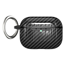 Puzdro TPU s textúrou z uhlíkových vlákien pre AirPods Pro 3