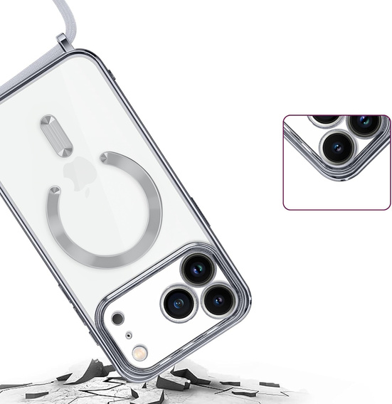 Puzdro Electro MagSafe so šnúrkou pre iPhone 17 Pro Max