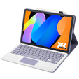 Puzdro s Bluetooth klávesnicou s dotykovou plochou pre Lenovo Idea Tab 11" 2025 TB336FU TB336ZU, fialové