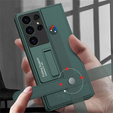Flipové puzdro pre Samsung Galaxy S25 Ultra, GKK Card Slot Wallet, zelený