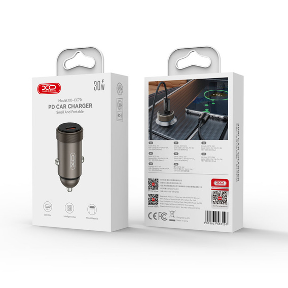 Autonabíjačka XO CC70 s portom USB-C PD 30 W