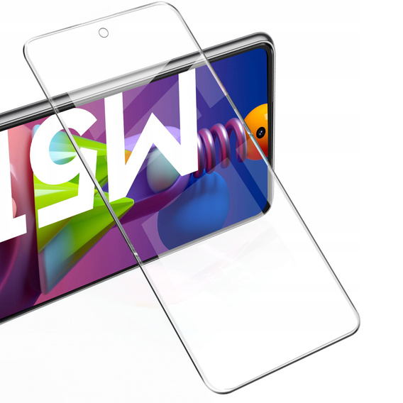 2x tvrdené sklo pre Samsung Galaxy M51, ERBORD 9H Hard Glass na displeji