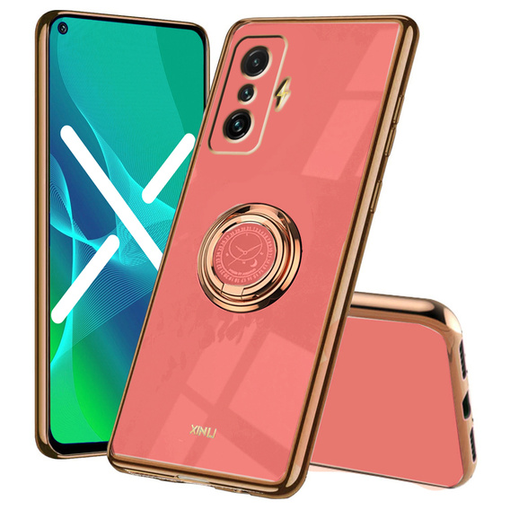 Obal na mobil pre Xiaomi POCO F4 GT, Electro Ring, červené