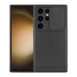 Obal na mobil pre Samsung Galaxy S24 Ultra, ERBORD MagProtect Slide Camera, čierne