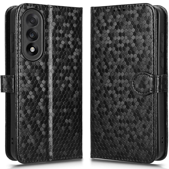 Flipové puzdro pre OnePlus Nord 5, Wallet Rhombus, čierne