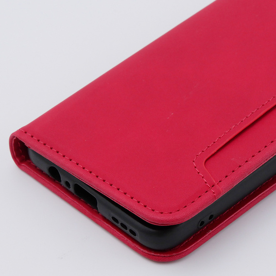 Klapkové puzdro pre Motorola Moto G54 5G, Card Slot, červené