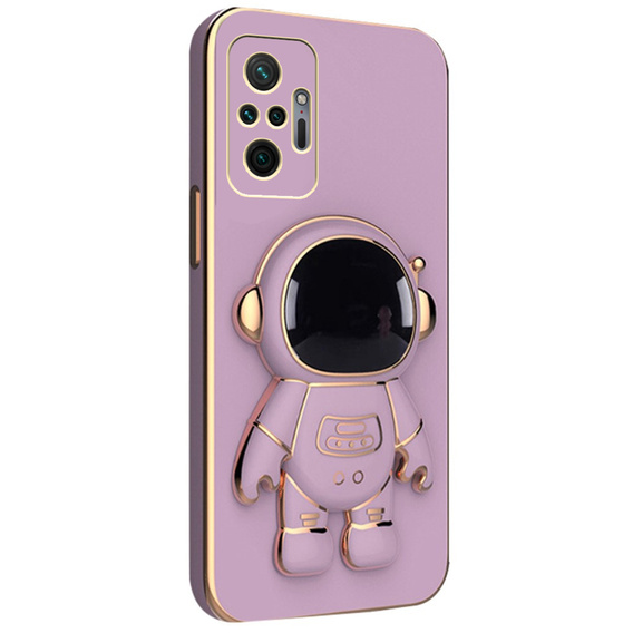 Obal na mobil pre Xiaomi Redmi Note 10 Pro, Astronaut, fialové