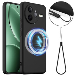 Obal na mobil pre Xiaomi Poco F7 Ultra, Silicone MagSafe, čierne