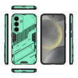 Puzdro pre Samsung Galaxy A36 5G, Military kickstand, zelený