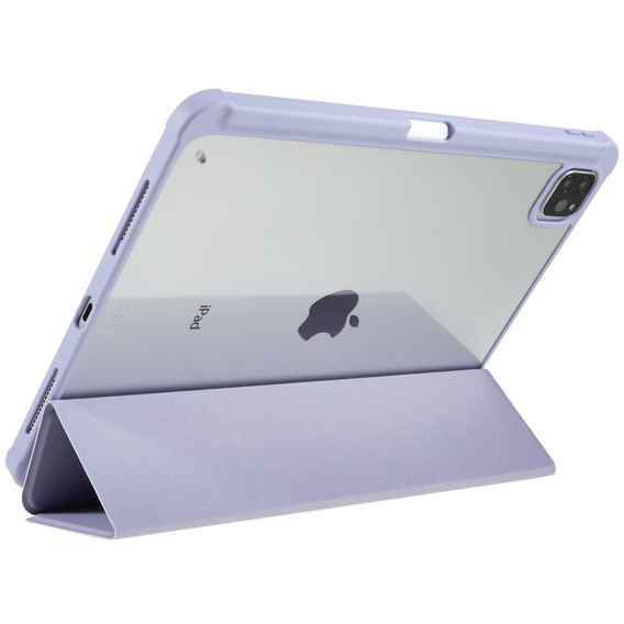 Puzdro pre iPad Pro 12.9" 2022/2021/2020 (6/5/4 gen.), Smartcase Hybrid, so slotom na stylus, fialové