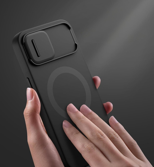 SURITCH - Magnetické ochranné puzdro s krytom fotoaparátu a stojanom pre iPhone 16e