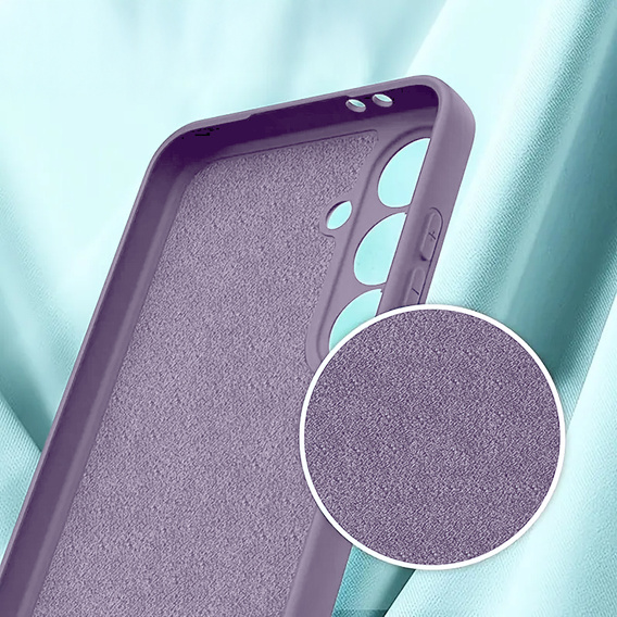 Obal na mobil pre Samsung Galaxy A56 5G, Silicone Lite, fialové
