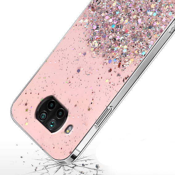 Obal na mobil pre Xiaomi Mi 10T Lite 5G, Glittery, ružové