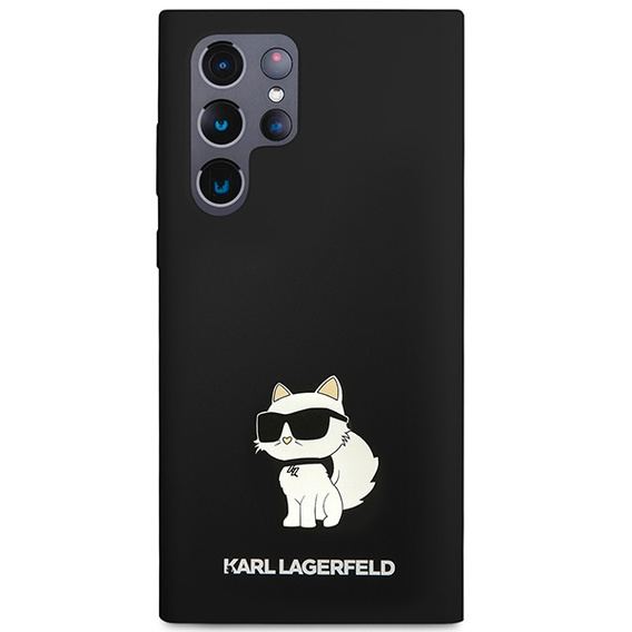 Silikónový obal Karl Lagerfeld Choupette pre Samsung Galaxy S24 Ultra