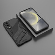 Puzdro pre Samsung Galaxy S25 Edge, Military kickstand, čierne