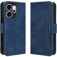 Klapkové puzdro pre Oppo Reno 14F, slot na karty, peňaženka, námornícka modrá