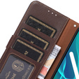 Flipové puzdro pre Samsung Galaxy S22+ Plus 5G, KHAZNEH RFID, modré