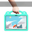 Detské puzdro pre Lenovo Tab M10 10.1 Gen 3 TB-328FU/TB-328XU, Cute Patterns, so stojanom, zelený