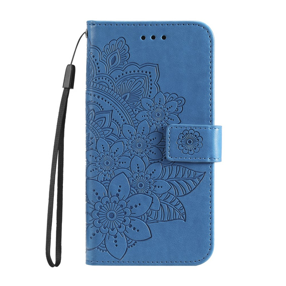 Klapkové puzdro pre Samsung Galaxy A13 4G, Mandala Flower, modré