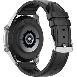 Skórzany Pasek Genuine Leather Coated z teleskopem 22mm - Black